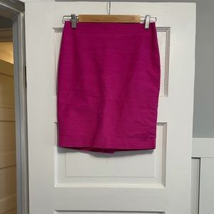 Fuchsia pink textured skirt